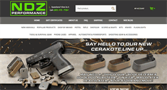 Desktop Screenshot of ndzperformance.com