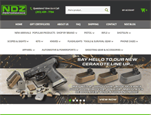 Tablet Screenshot of ndzperformance.com